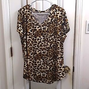 Cheetah print shirt size large-xl
